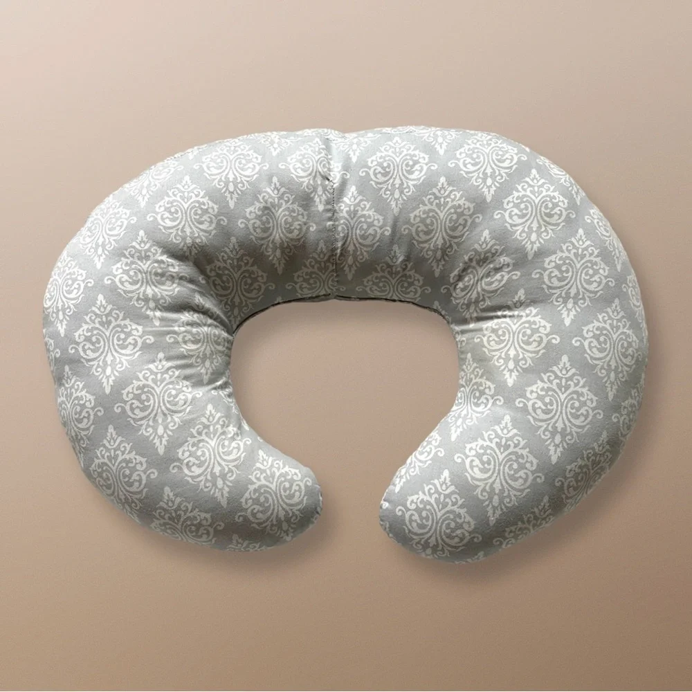 ⭐️ 5 for $25 Nursing Pillow / Neck Pillow Grey White Pattern